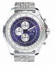 Breitling Bentley Motors GMT A1336313 Round Blue Dial Quartz Chronograph Watch