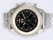 Breitling Bentley Motors GT A1336212/B960-SpEED-Steel Black Dial Round Stainless Steel Case Watch