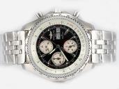 Breitling Bentley Motors GT A13363 Stainless Steel Case Black Dial 45mm Watch