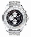 Breitling Bentley Motors GT DG3462 Silver Stainless Steel Strap Round Midsize Watch