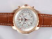 Breitling Bentley Motors K2536212/G555-755P White Dial Quartz Chronograph Round Watch