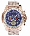 Breitling Bentley Motors Mulliner Tourbillon L18841 Blue Dial Automatic Watch