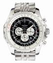 Breitling Bentley Motors T A2536212/B686 Black Dial Silver Titanium Strap Watch