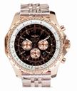 Breitling Bentley Motors T A2536313/Q502 Rose Gold Case Black Dial Round Watch