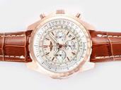 Breitling Bentley Motors T Black Dial Pink Dial 49mm Quartz Chronograph Watch