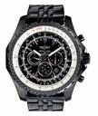 Breitling Bentley Motors T Black Dial Stainless Steel Case Stainless Steel Bezel Black Dial Watch