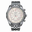 Breitling Bentley Silver Dial Stainless Steel Automatic Men's Watch AB061112-G802SS