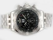 Breitling Blackbird B.Steel Mens Stainless Steel Bezel Silver Stainless Steel Strap Watch