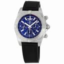 Breitling Chronomat 44 Automatic Chronograph Blue Dial Men's Watch AB011011-C789