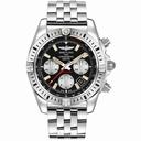 Breitling Chronomat 44 Black Chronograph Stainless Steel Automatic Men's AB01154G-BD13SS