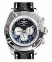 Breitling Chronomat B01 AB011012/B956-1CD Black Crocodile Leather Strap Mens Watch