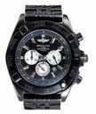 Breitling Chronomat B01 AB011012/B967-SS Round Black Stainless Steel Strap Mens Watch
