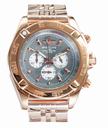 Breitling Chronomat B01 IB011012/A696-TT Grey Dial 43.5mm Rose Gold Case Watch