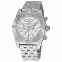 Breitling Chronomat B01 Silver Dial Chronograph Men's Watch AB011011-G684SS
