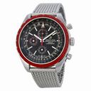 Breitling Chrono-matic Navitimer Black Dial Chronograph Stainless Steel Men's Watch A1936003-BA94SS