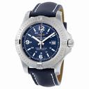 Breitling Colt Blue Dial Blue Leather Men's Watch A7438811-C907BLLT