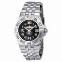 Breitling Galactic 30 Black Dial Stainless Steel Ladies Watch A71340L2-B950SS