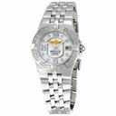 Breitling Galactic 30 Mother of Pearl Dial Diamond Ladies Watch A71340L2-A679SS