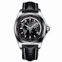 Breitling Galactic Unitime Black Crocodile Leather Men's Watch WB3510U4-BD94BKCT
