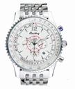 Breitling Montbrillant A4137012/g634-SS Round Automatic White Dial Watch