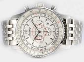 Breitling Montbrillant AB013112 Automatic White Dial Round Watch