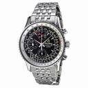 Breitling Montbrillant Datora Automatic Chronograph Black Dial Men's Watch A2133012-BB58SS