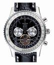 Breitling Navitimer A2432212/B726 Black Crocodile Leather Strap Black Dial 43.7mm Watch