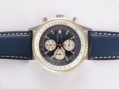 Breitling Navitimer Chronograph A13019 Blue Dial Stainless Steel Case Watch