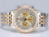 Breitling Navitimer Chronograph AB 0120 Round White Dial Automatic Watch