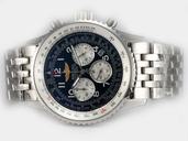 Breitling Navitimer Cosmonaute AB021012 Stainless Steel Case Black Dial Round Watch