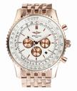 Breitling Navitimer D2332212/g534-2LT Rose Gold Rose Gold Strap White Dial Watch