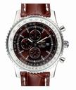 Breitling Navitimer H2432212/B852-2CD Brown Dial 46mm Brown Crocodile Leather Strap Watch