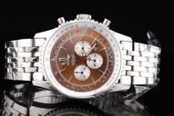 Breitling Navitimer Heritage Steel Stainless Steel Case coffee Dial Watch