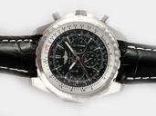 Breitling Navitimer Montbrillant A2133012/BB58-1CT Round Black Dial Automatic Watch