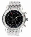 Breitling Navitimer World A2432212/B726-SS Mens Round Silver Stainless Steel Strap Watch