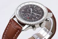 Breitling Navitimer World Steel 5 coffee Dial Automatic Watch