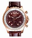 Breitling Professional Chronospace A2336035/BA68 Brown Crocodile Leather Strap Brown Dial 46mm Watch