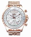Breitling Professional Chronospace A2336035/g718-1OR Round Mens Gold Rose Gold Strap Watch