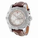 Breitling Super Avenger II Automatic Chronograph Brown Leather Strap Men's Watch A1337111-G779BRLT