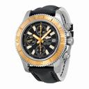Breitling Superocean Chronograph II Automatic Black Dial Black Leather Men's Watch C1334112-BA84BKWLT