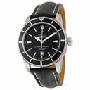 Breitling Superocean Heritage 46 Automatic Black Dial Black Leather Men's Watch A1732024-B868BKLD