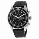 Breitling Superocean Heritage Automatic Chronograph Black Dial Black Rubber Men's Watch A1332024-B908BKPD3