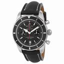 Breitling Superocean Heritage Black Dial Black Leather Men's Watch A2337024-BB81BKLT