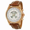 Breitling Transocean Automatic White Dial 18kt Rose Gold Men's Watch RB0510U0-A733BRCD