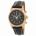 Breitling Transocean Chronograph 38 Black Dial 18kt Rose Gold Men's Watch R4131012-BC07BKCD