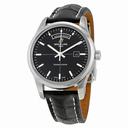 Breitling TransOcean Day & Date Automatic Black Dial Black Leather Men's Watch A4531012-BB69BKCD