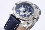 Breitling Windrider Chronomat Evolution Steel 44mm Automatic Blue Dial Watch