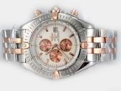 Breitling Windrider Chronomat Evolution Steel 6 42.5mm White Dial Watch