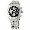 Breitling Chrono Galactic Black Dial Steel Pilot Men's Watch A13358L2-B786SS