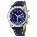 Breitling Navitimer World Blue Dial Strap Watch A2432212-C561BLLD